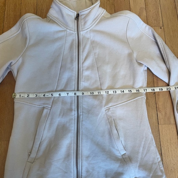 MPG Cream Bomber/Track Jacket Lightweight Athletic Design Women’s M - Picture 6 of 8